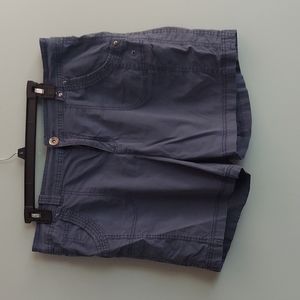 Faded blue shorts